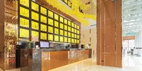 Front of house at Dorsett Wuhan Hotel.